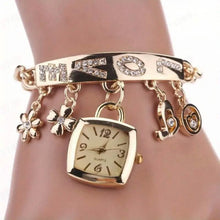 Load image into Gallery viewer, Women's Love Alphabet Bracelet Alloy Quartz Watch