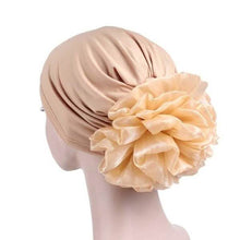 Load image into Gallery viewer, Women's Milk Silk Flower Turban