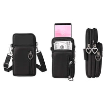 将图片加载到图库查看器,Women's Mini Cross-Body Shoulder Strap Cell Phone Wallet Pouch Bag Purse