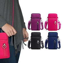 将图片加载到图库查看器,Women's Mini Cross-Body Shoulder Strap Cell Phone Wallet Pouch Bag Purse