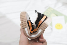 将图片加载到图库查看器,Womens New Spring Fashion Canvas Casual Flats Striped Vulcanize Fashion Style Sneakers Low-Cut Trainers Canvas Flat Sneakers Casual Slip On Canvas Comfortable Design