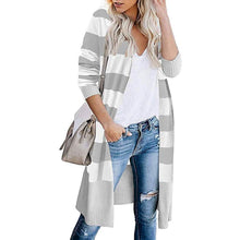 Load image into Gallery viewer, Women’s Open Front Long Cardigan Long Sleeves Lightweight Knit Fall Sweater