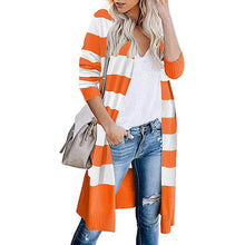 Load image into Gallery viewer, Women’s Open Front Long Cardigan Long Sleeves Lightweight Knit Fall Sweater