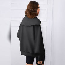 Load image into Gallery viewer, Womens Oversized Half Zip Pullover Sweatshirts Hoodie