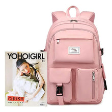 将图片加载到图库查看器,Women's Oxford Fabric Adjustable Large Capacity Backpack