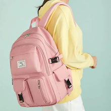 将图片加载到图库查看器,Women's Oxford Fabric Adjustable Large Capacity Backpack