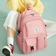 将图片加载到图库查看器,Women's Oxford Fabric Adjustable Large Capacity Backpack