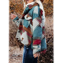 Load image into Gallery viewer, Women's Plaid Long Sleeve Button Down Collar Coat