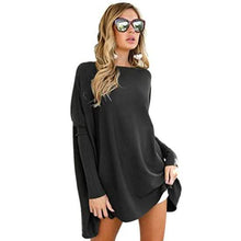 Load image into Gallery viewer, Women's Plain Oversized Loose Fitting Tunic Top