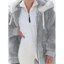 Load image into Gallery viewer, Women's Plus Size Hoodie Coat Long Sleeve