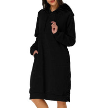 Load image into Gallery viewer, Womens Pullover Hoodie Dress