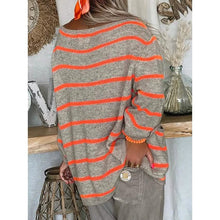 将图片加载到图库查看器,Women's Pullover Jumper Cable Knit Tunic Knitted Print Crew Neck