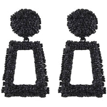 Load image into Gallery viewer, Women's Rectangular Geometric Drop Earrings