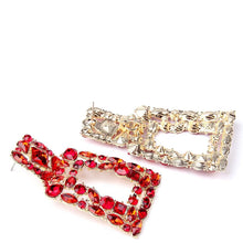将图片加载到图库查看器,Women's Rhinestone Rectangle Drop Earrings