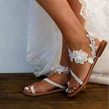 将图片加载到图库查看器,Women's Sandals Flat Heel Open Toe