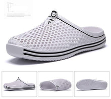 将图片加载到图库查看器,Womens Sandals Summer Fashion Hollow Out Breathable Beach Slippers Flip Flops EVA Massage Slippers Sandals Garden Clogs Shoes Women's Breathable Sandals Water Slippers