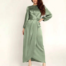 将图片加载到图库查看器,Women's Satin Swing Maxi Dress