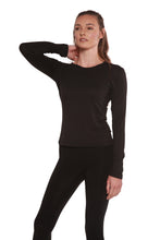 Load image into Gallery viewer, Clearance Women's Scoop Neck 100% Bamboo Viscose Long Sleeve Shirt