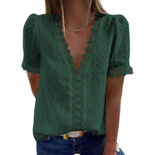 将图片加载到图库查看器,Women's Sexy Lace V-Neck Top
