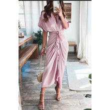 Load image into Gallery viewer, Women's Shirt Maxi Long Dress