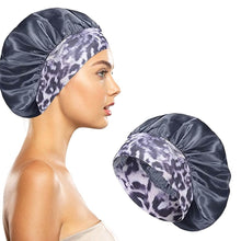 将图片加载到图库查看器,Women's Silky Satin Head Scarf Hair Wrap Cap Hat Headband Sleeping Bonnet