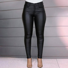 将图片加载到图库查看器,Women's Skinny Leather Pants