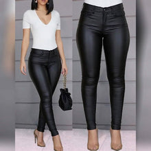 将图片加载到图库查看器,Women's Skinny Leather Pants