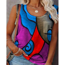 Load image into Gallery viewer, Women's Sleeveless Crew Neck Casual Top Vest