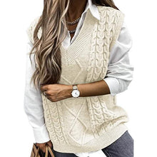 将图片加载到图库查看器,Women's Sleeveless Sweater Vest Top