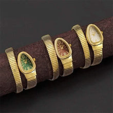 Load image into Gallery viewer, Women's Snake Shape Luxury Wrist Watch
