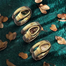 Load image into Gallery viewer, Women's Snake Shape Luxury Wrist Watch