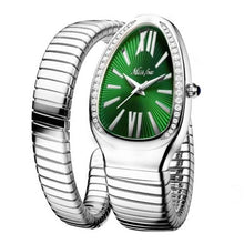 Load image into Gallery viewer, Women's Snake Shape Luxury Wrist Watch