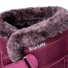 Load image into Gallery viewer, Womens Snow Boots Ankle Hook Look Fur Plush Inside Waterproof Down Winter Boots Shoes Winter Snow Boots Fur Lined Warm Ankle Boots Slip On Waterproof Outdoor Sport Booties
