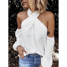 将图片加载到图库查看器,Women's Solid Color Halter Top
