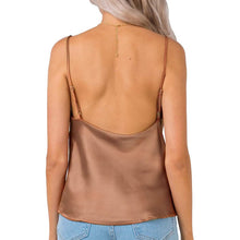 Load image into Gallery viewer, Women's Spaghetti Strap V-Neck Satin Suspender