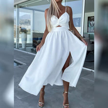 Load image into Gallery viewer, Women‘s Split Cut Out Midi Dress