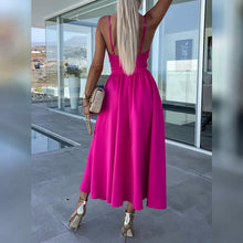 Load image into Gallery viewer, Women‘s Split Cut Out Midi Dress