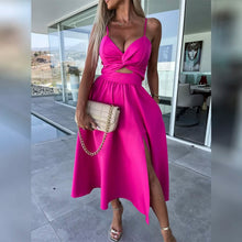 Load image into Gallery viewer, Women‘s Split Cut Out Midi Dress