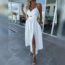 Load image into Gallery viewer, Women‘s Split Cut Out Midi Dress