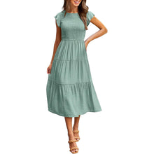 Load image into Gallery viewer, Women's Summer Casual Tiered A-Line Dress