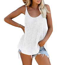 Load image into Gallery viewer, Women's Summer Scoop Neck Knit Cami Tank Tops