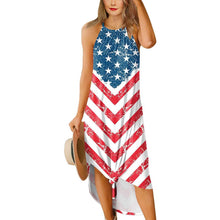 Load image into Gallery viewer, Women's Summer Slit Open Back Dress