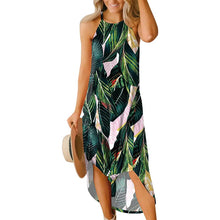 Load image into Gallery viewer, Women's Summer Slit Open Back Dress