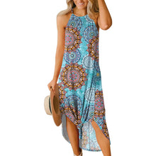 Load image into Gallery viewer, Women's Summer Slit Open Back Dress