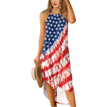Load image into Gallery viewer, Women's Summer Slit Open Back Dress