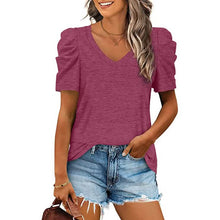 Load image into Gallery viewer, Women's Summer V-Neck Casual T-Shirt