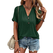 Load image into Gallery viewer, Women's T shirt V Neck
