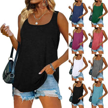 将图片加载到图库查看器,Women's Tank Top Casual Basic Square Neck