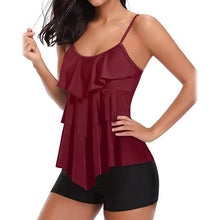 Load image into Gallery viewer, Women's Tankini Two Piece Tummy Control Bathing Suit