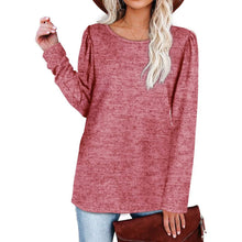 Load image into Gallery viewer, Womens Tops V Neck Summer Petal Sleeve Casual Tshirts